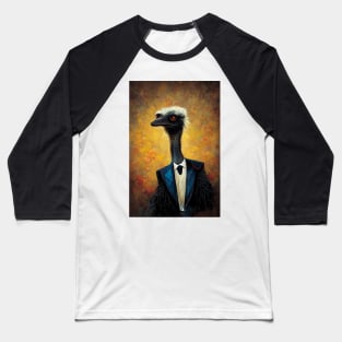 Ostrich in a suit Baseball T-Shirt